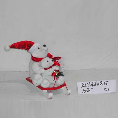 RED / WHITE SMEN ON SLED DOLLS