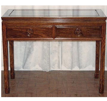 Soft Table with 2 drawers in Long-life