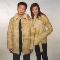 FS-33: Artificial double face man coat FS-34: Artificial double face lady jacket