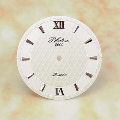 Embossed Textile Dial with applied Indexes