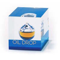 Blue Base Quadrangle Oil Drop