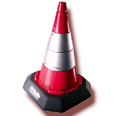 Road Cone Shape Radio