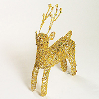 45cm (H) Stand Raindeer Decor