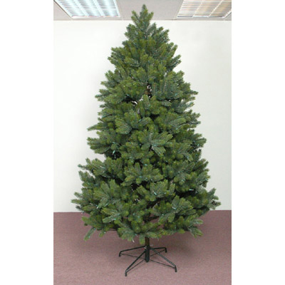 7.5' Plastic Pine Tree without Light/with Lights