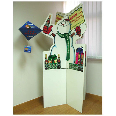 Indoor Advertising Cardboard Stand