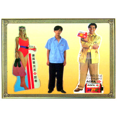 Outdoors Advertising Cardboard Stand