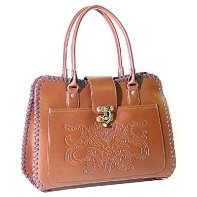Embossed PVC Shoulder Bag