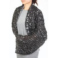 Allover hand knit poncho