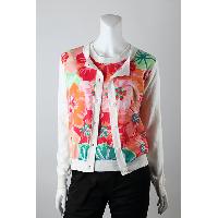 12gg Digitial Print Front Cardigan/12gg Digitial Print Front Jumper