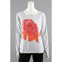 12gg Intarsia with Sequin Front Jumper