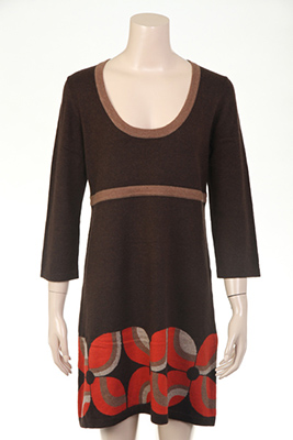 12gg Intarsia Dress