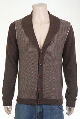5gg pleated scoop neck Cardigan