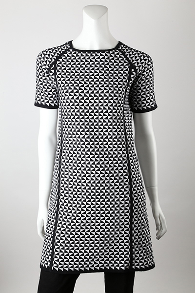 12gg 2 Colors Jacquard Dress