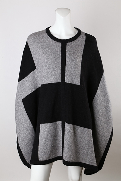 5gg Color Block Poncho