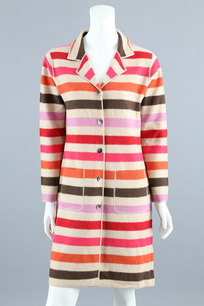 12gg 5 Colors Stripe Coat
