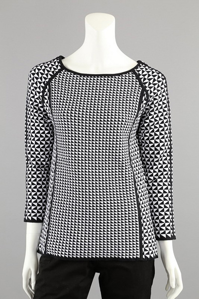 12gg 2 Colors Jacquard Jumper