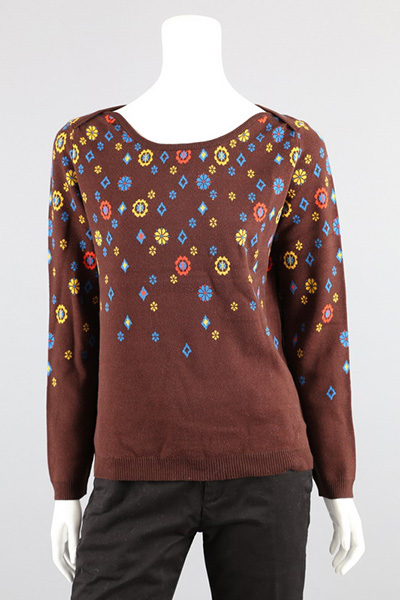 12gg Jacquard Allover Jumper