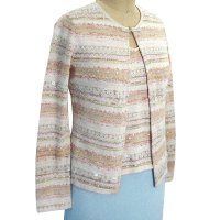 Sell 12GG jacquard twin set w / beading