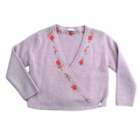 Sell 7GG machine knit beading & embroidery Kimono