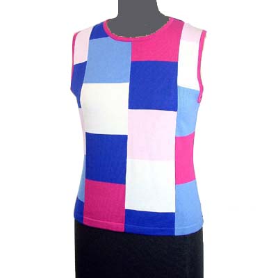 Sell 12GG Round neck jersey vest