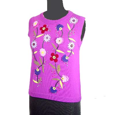 Sell 12GG Round neck jersey vest