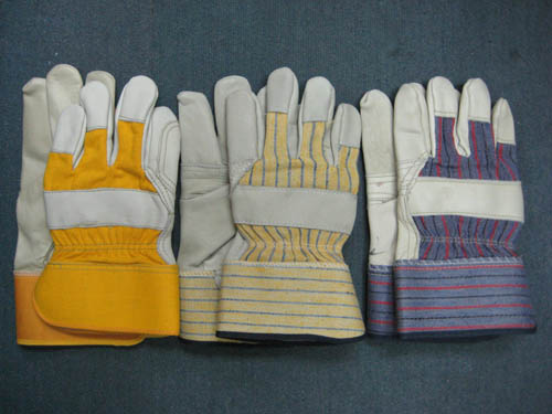 Grain cowhide leather glove