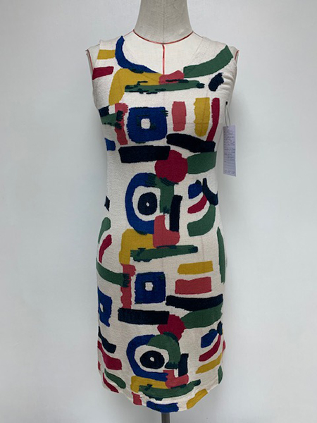 INTARSIA DRESS