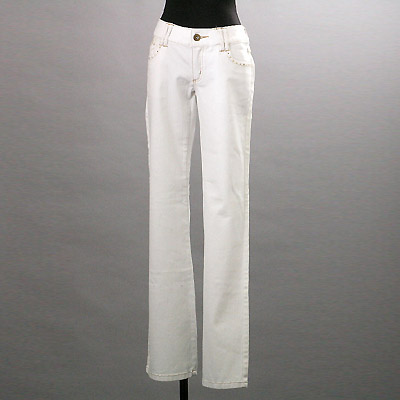 Sell Ladies' White Denim Trouser