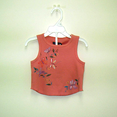 Girl's Outervest with Hand Paint
