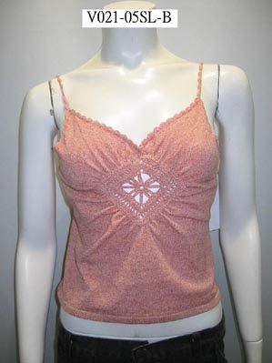 Ladies Camisole with Crochet