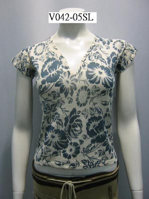 Ladies Printed Pullover