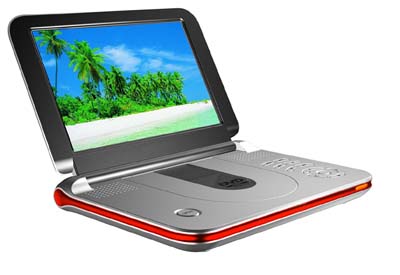 10.2 inches Portable DVD Player with USB and SD card slot