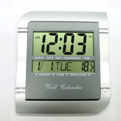 LCD Wall Clock