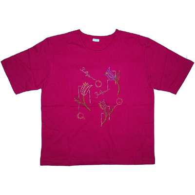 Ladies' Embroidery T-shirt