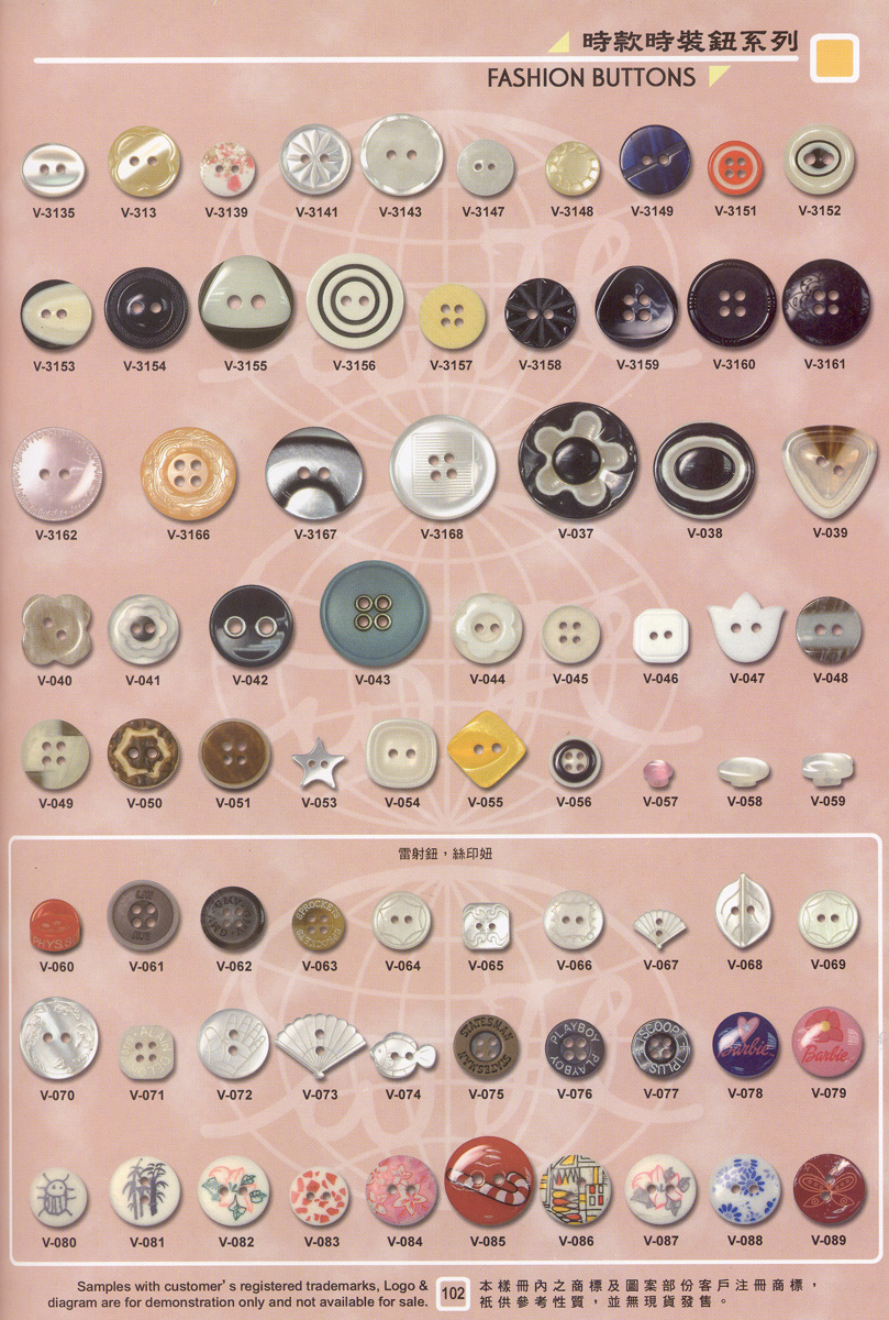 Fashion Buttons (New Style)