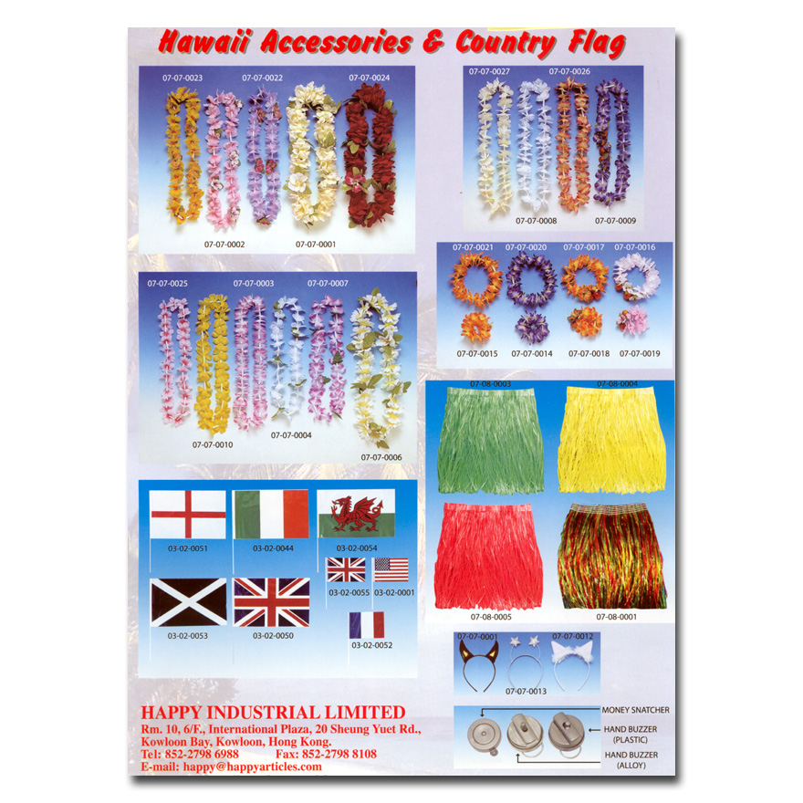Hawaii Accessories & Country Flag