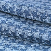 Sell 70% Cotton 30% Polyester Woven Y/D Dobby Denim