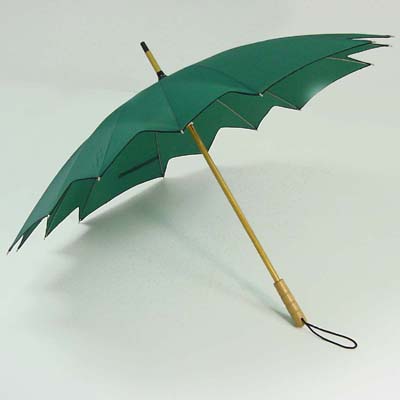 Sell 42 inches arc. 21 inches x 16 ribs manual MAPLE LEAF umbrella