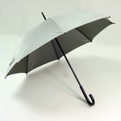 Sell 48 inches arc.24 inches x 8 ribs manual black wood shaft stick umbrella
