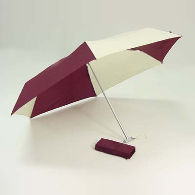 Sell 38 inches arc. 19 inches x 6 ribs manual aluminum 4 section folding umbrella