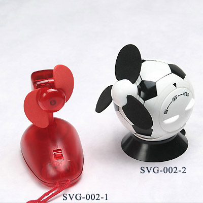 Mini Fans - Desktop Red (SVG-002-1),Mini Fans - Football (SVG-002-2)