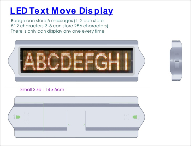 LED Text Move Display 