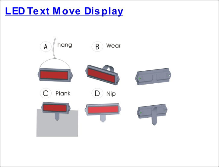 LED Text Move Display