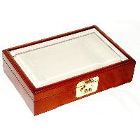Jewellery Box with Clear Tempered Glass Top
