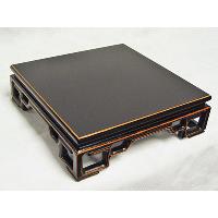 Square Stand With Curio Pattern Feet
