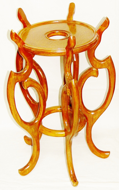 Tall Fishbowl Stand