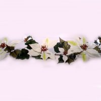 72 inches POINSETTIA GARLAND