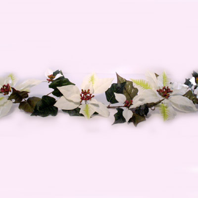 72 inches POINSETTIA GARLAND