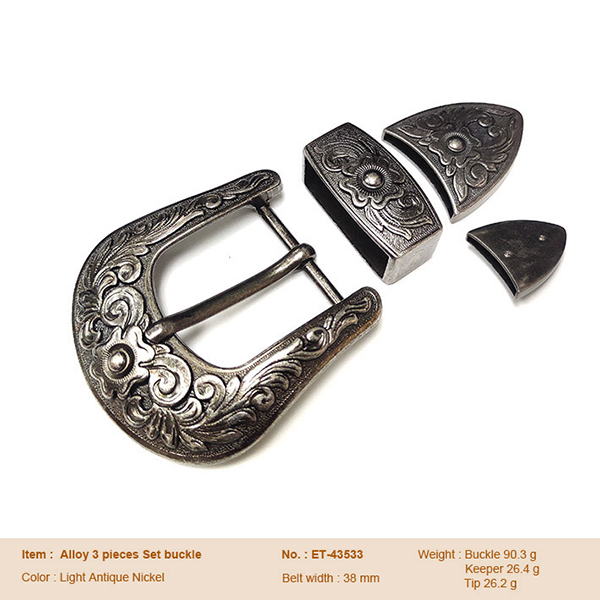 Alloy 3 Pieces Set Buckle