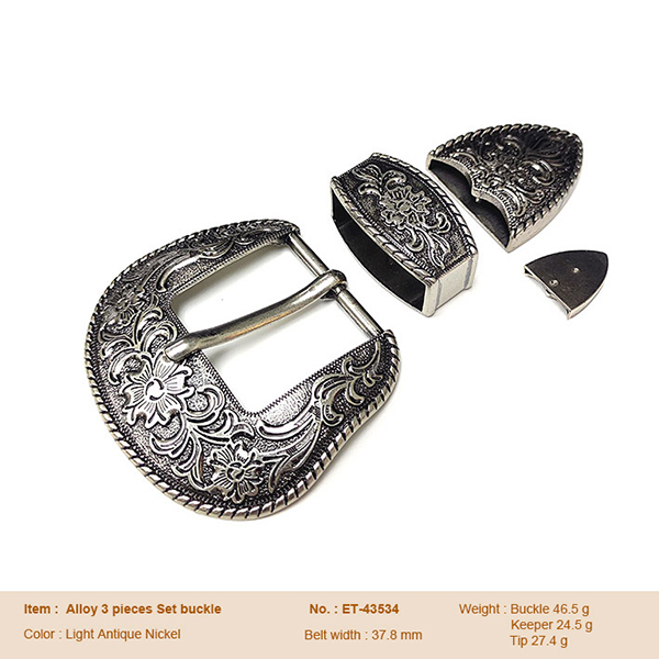 Alloy 3 Pieces Set Buckle